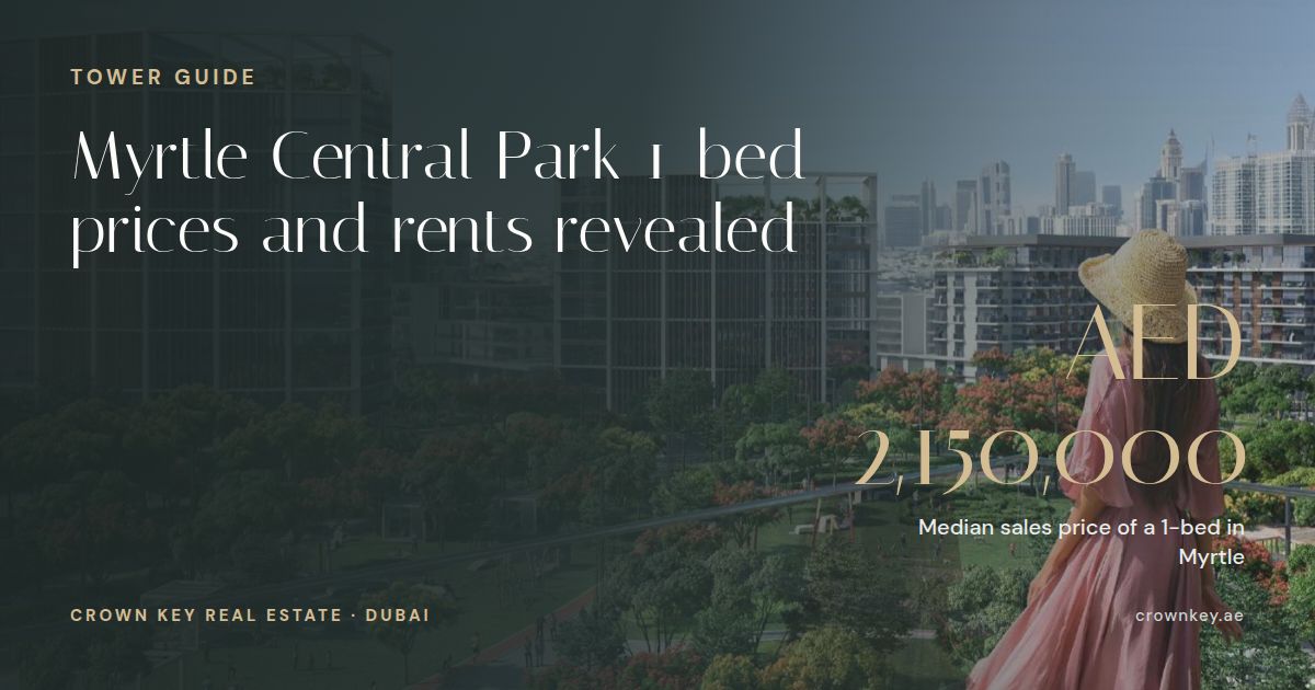 Myrtle Central Park 1-bed prices and rents revealed